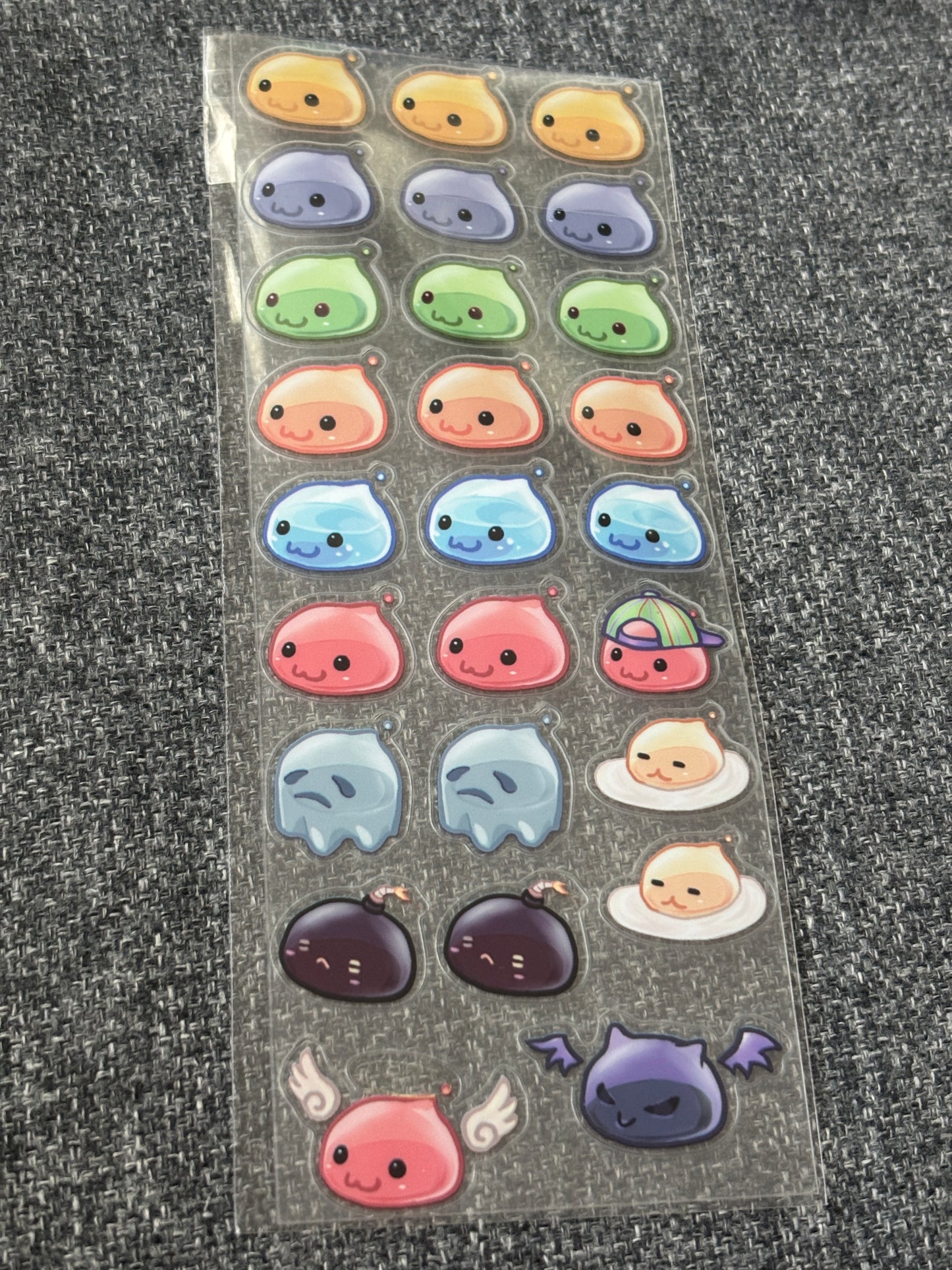 Slime Sticker Sheet