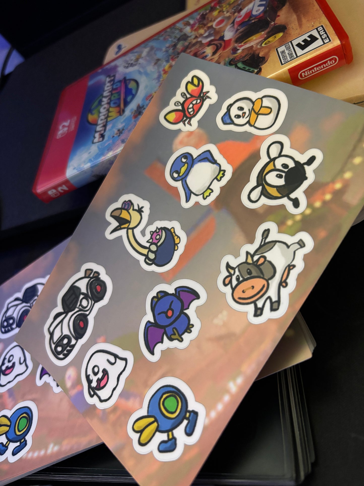 Mario Kart Sticker Sheet