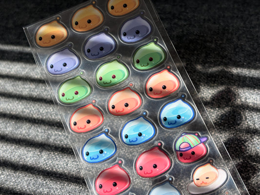 Slime Sticker Sheet