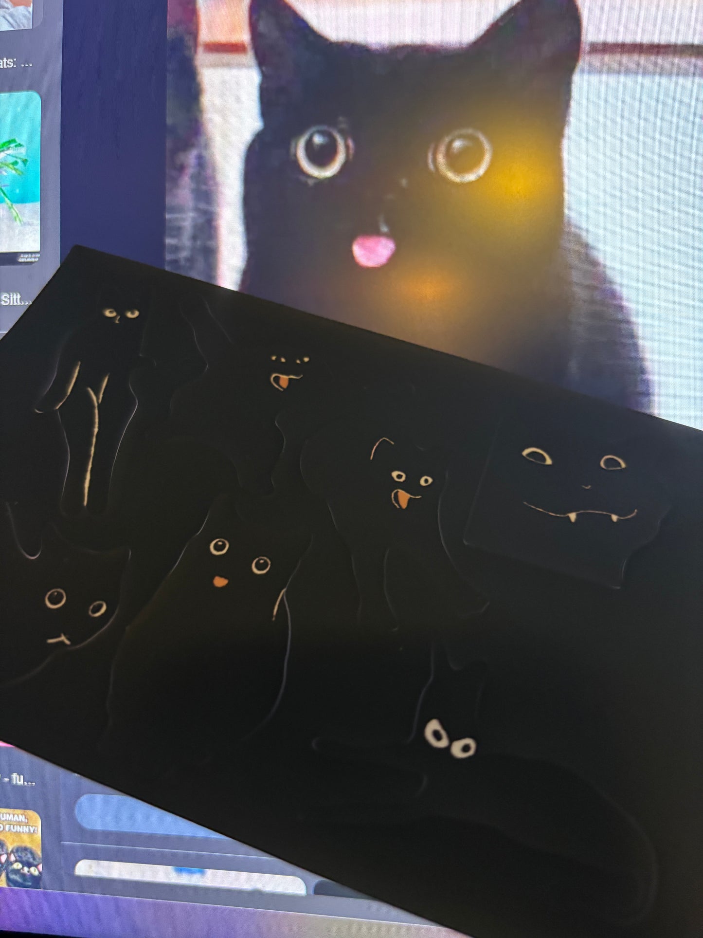 Void cat Sticker Sheet